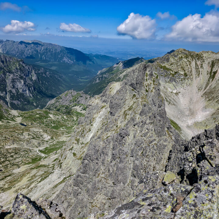 Widok na Dziką Kotlinę z Małej Wysokiej