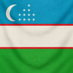 Flaga Uzbekistanu